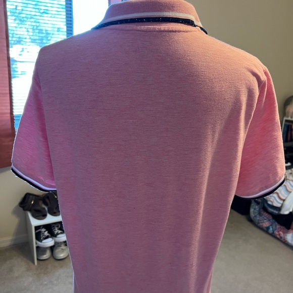 American eagle, medium pink and navy Polo. - Picture 5 of 6